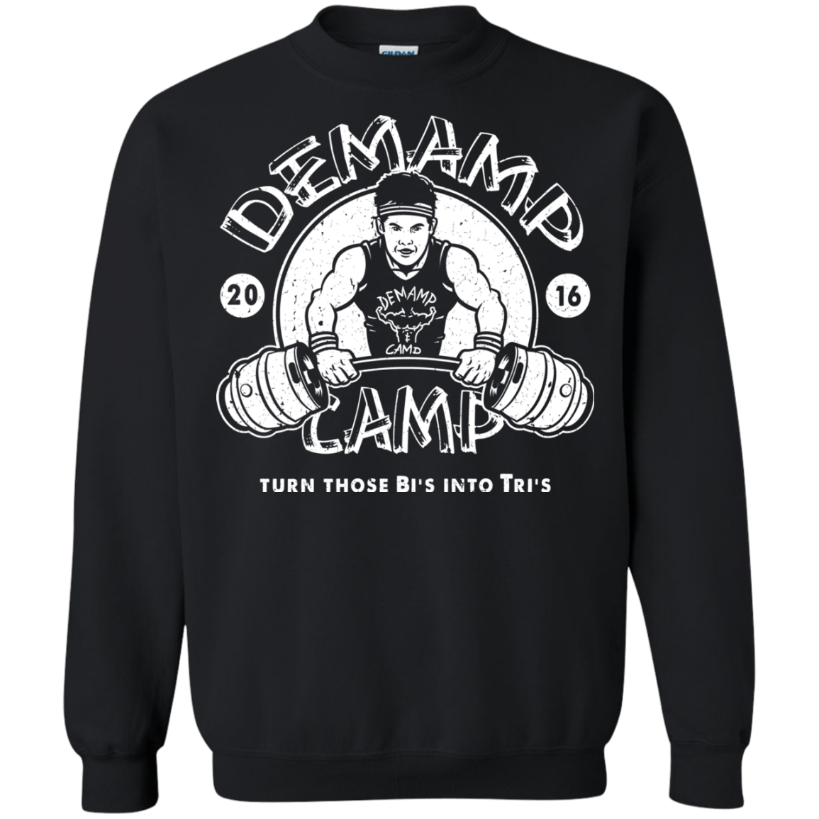 Sweatshirts Black / Small Demamp Camp Crewneck Sweatshirt