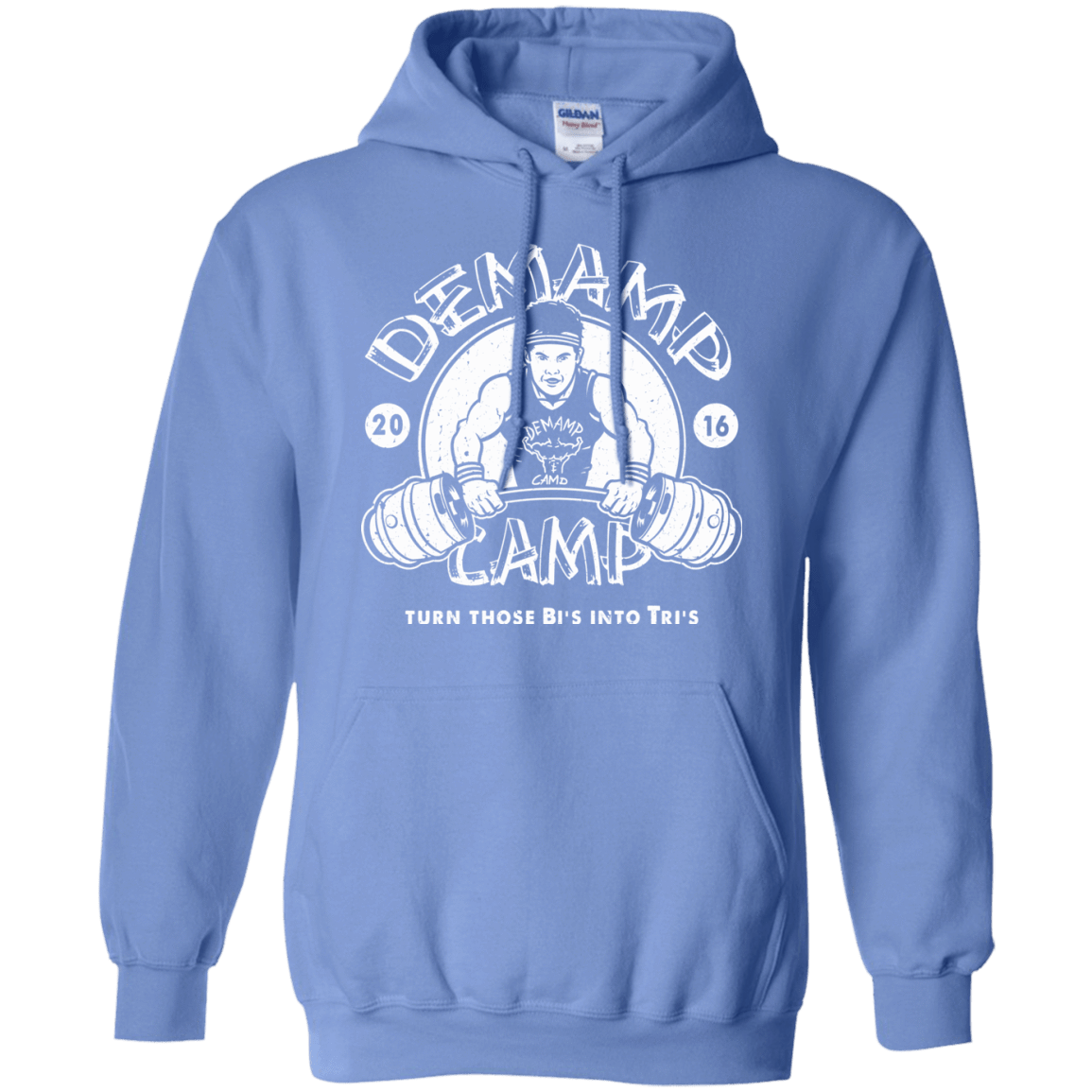 Sweatshirts Carolina Blue / Small Demamp Camp Pullover Hoodie