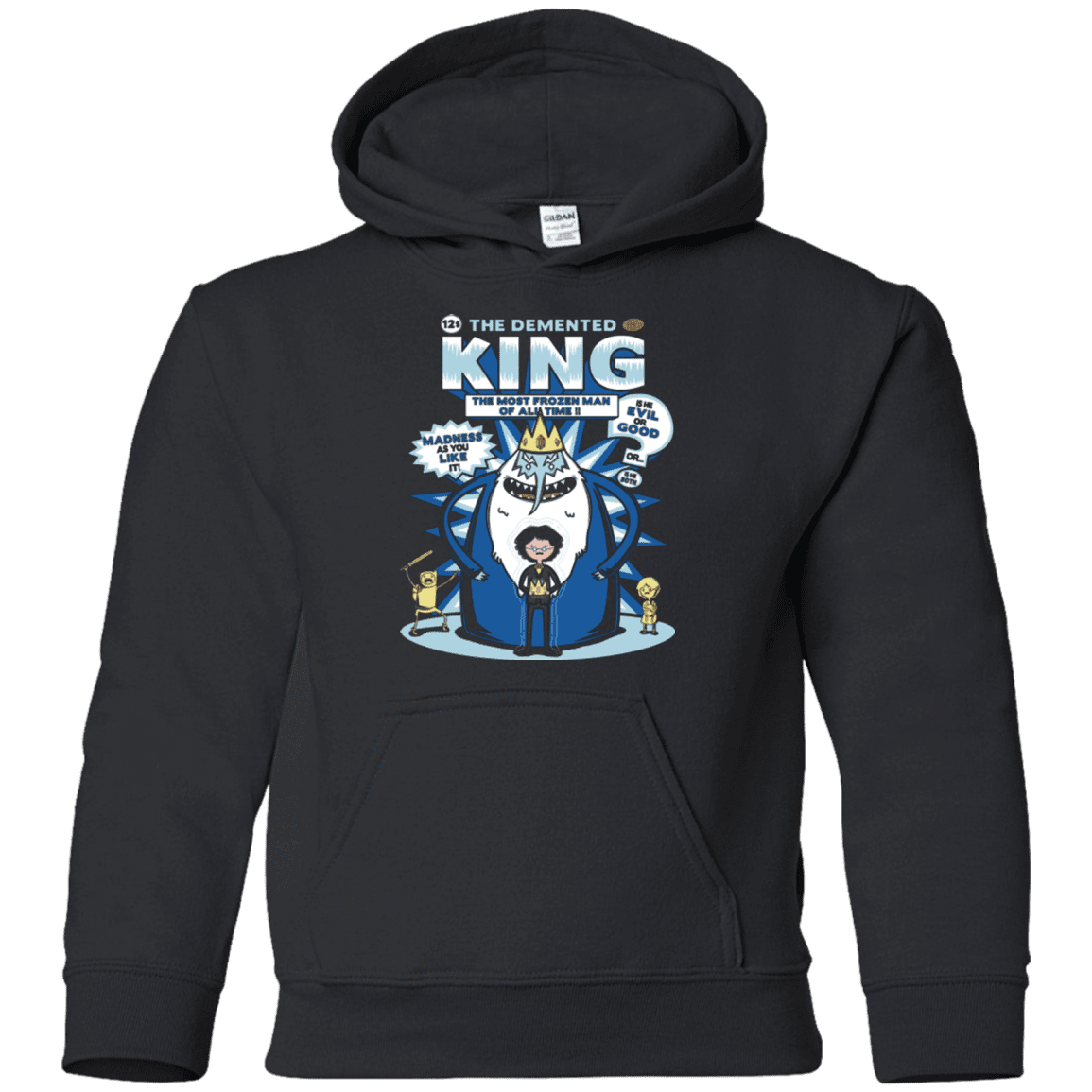 Sweatshirts Black / YS Demented king Youth Hoodie