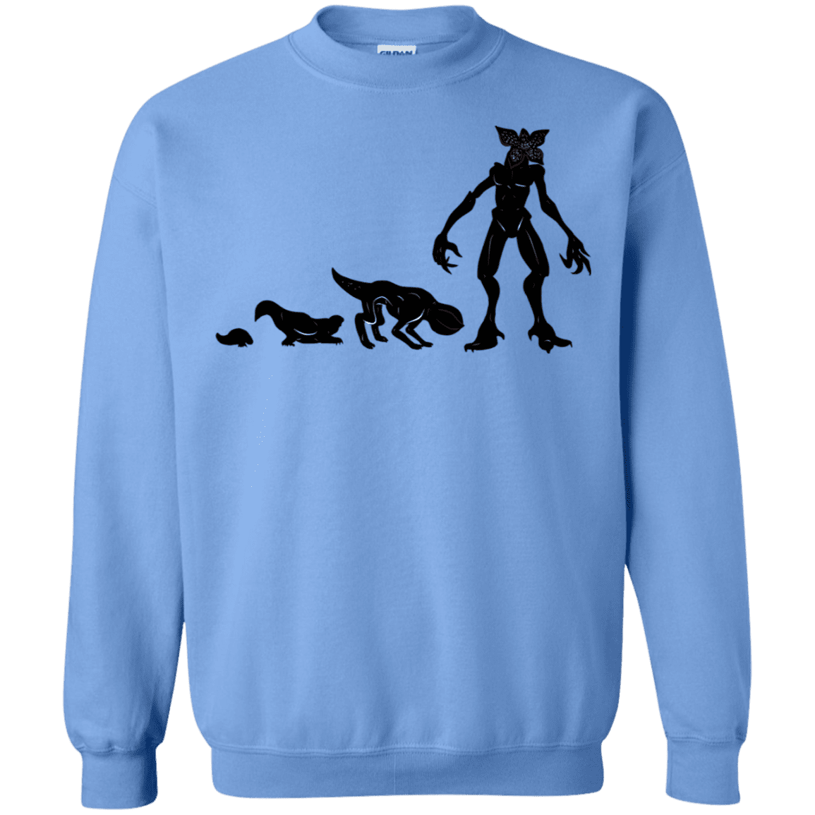 Sweatshirts Carolina Blue / S Demogorgon Evolution Crewneck Sweatshirt