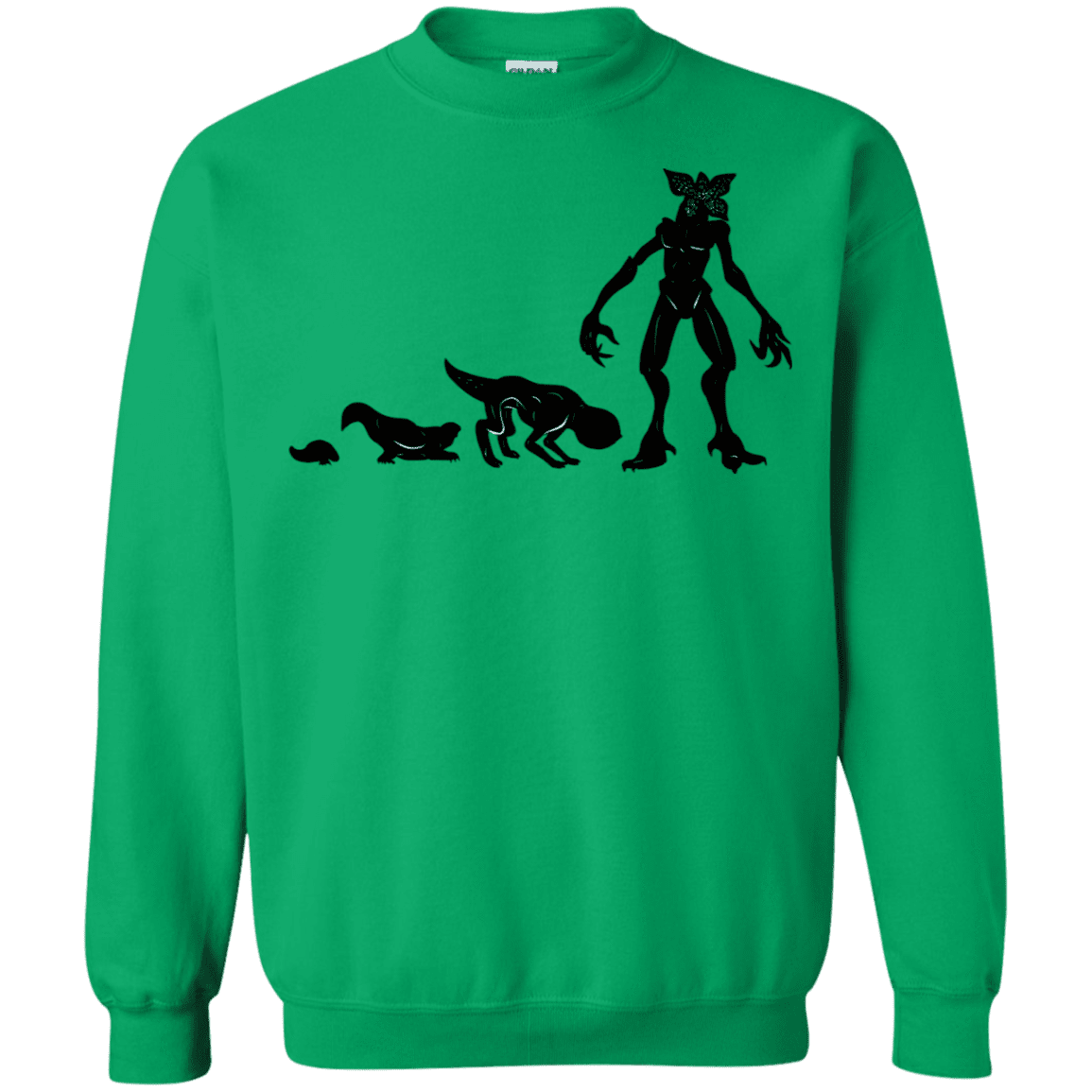 Sweatshirts Irish Green / S Demogorgon Evolution Crewneck Sweatshirt