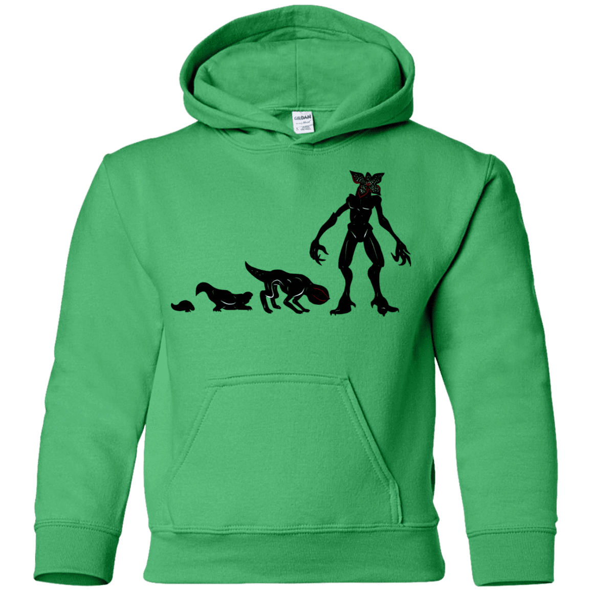 Sweatshirts Irish Green / YS Demogorgon Evolution Youth Hoodie