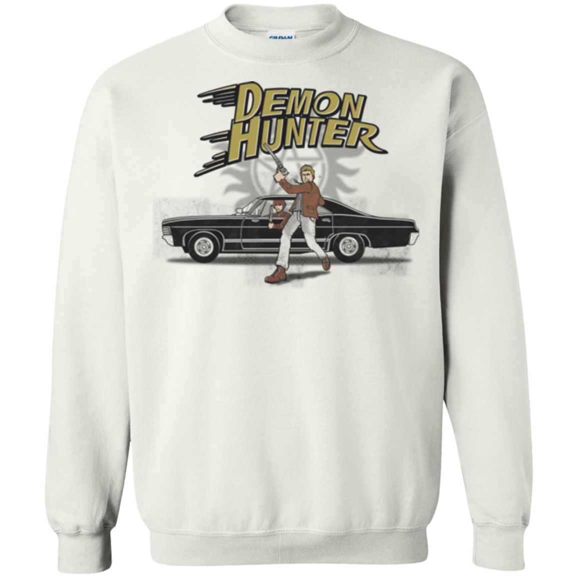 Sweatshirts White / Small Demon Hunter Crewneck Sweatshirt