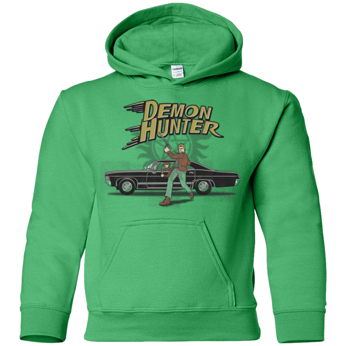 Sweatshirts Irish Green / YS Demon Hunter Youth Hoodie