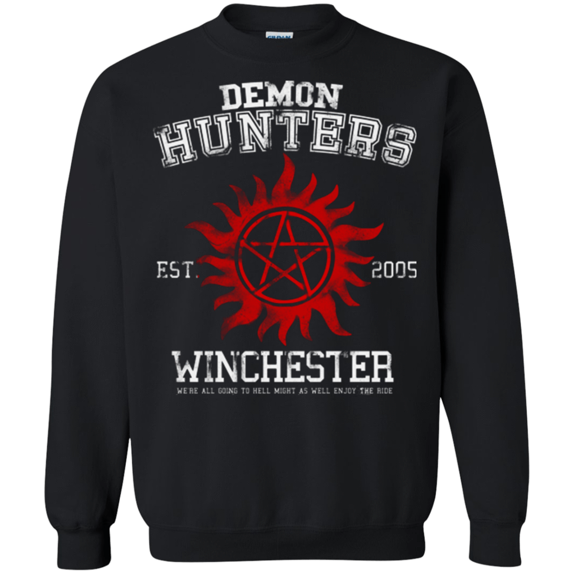 Sweatshirts Black / Small Demon Hunters Crewneck Sweatshirt