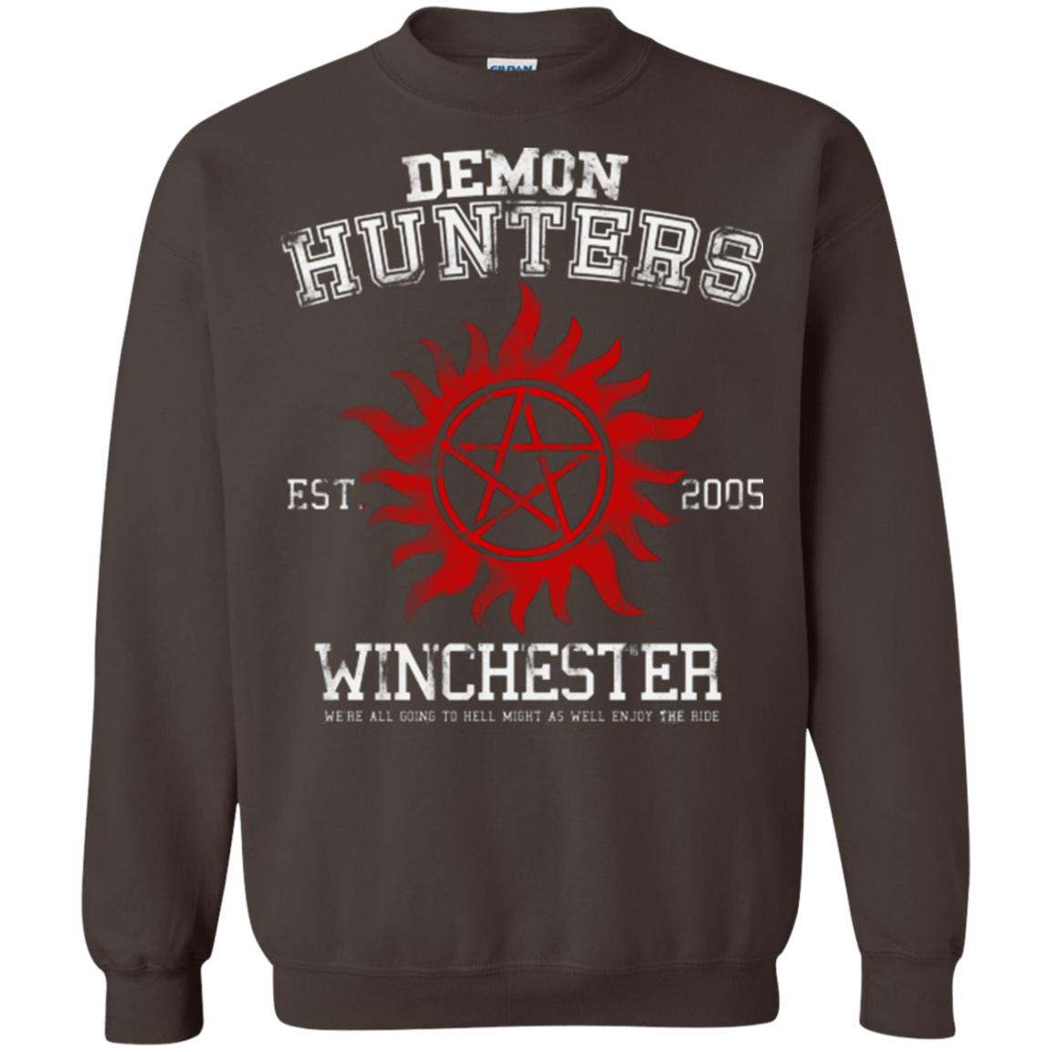 Sweatshirts Dark Chocolate / Small Demon Hunters Crewneck Sweatshirt