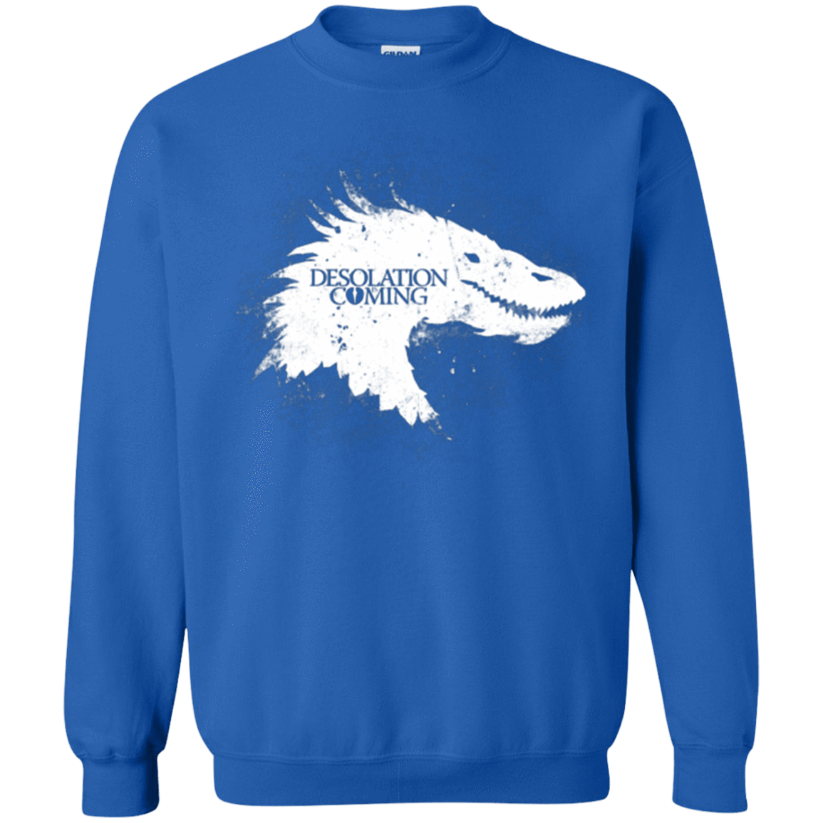 Sweatshirts Royal / Small Desolation is Coming white Crewneck Sweatshirt