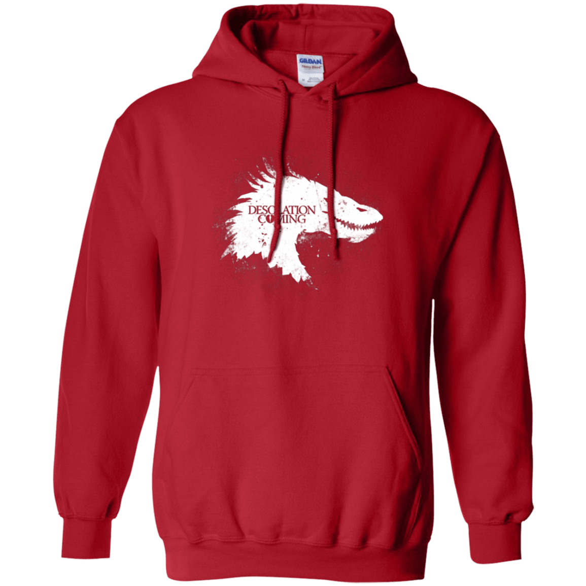 Sweatshirts Red / Small Desolation is Coming white Pullover Hoodie