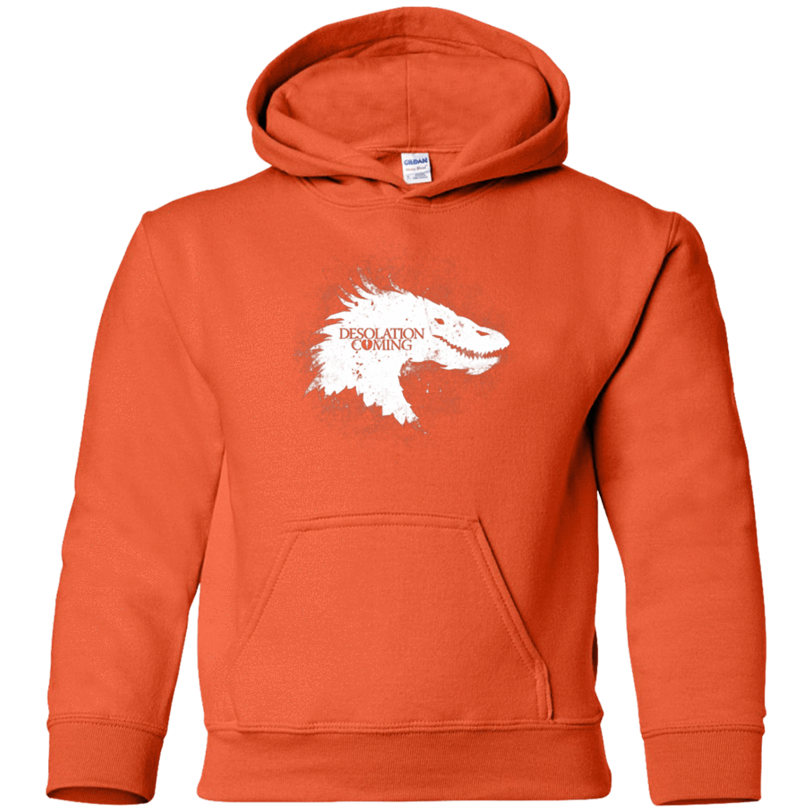 Sweatshirts Orange / YS Desolation is Coming white Youth Hoodie