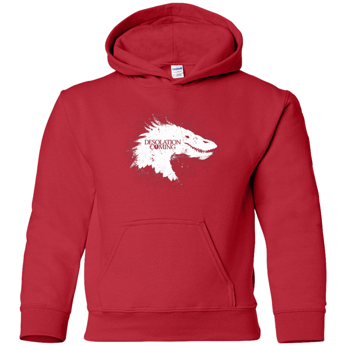 Sweatshirts Red / YS Desolation is Coming white Youth Hoodie
