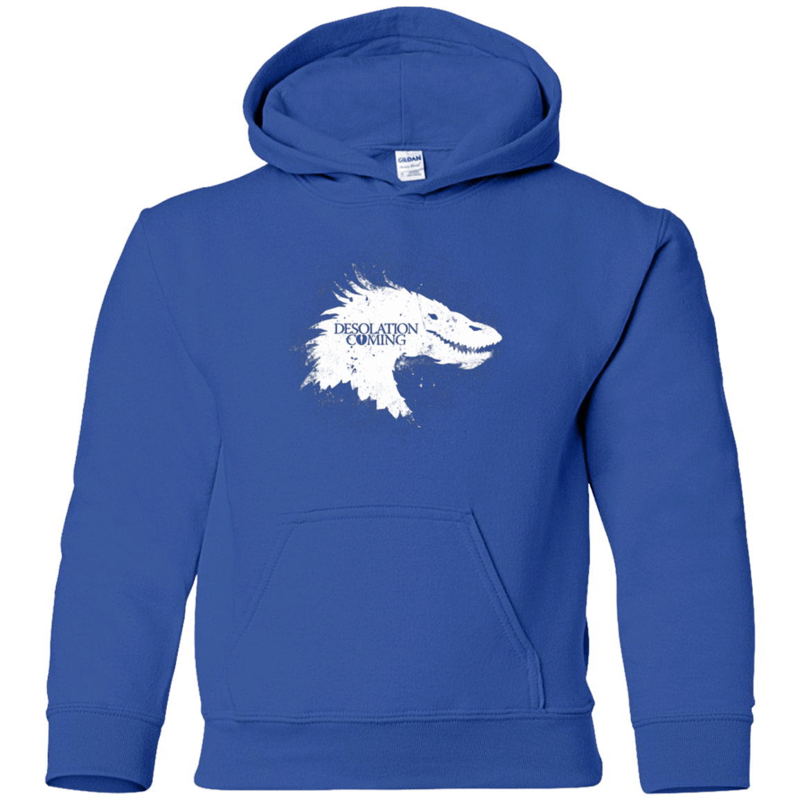 Sweatshirts Royal / YS Desolation is Coming white Youth Hoodie