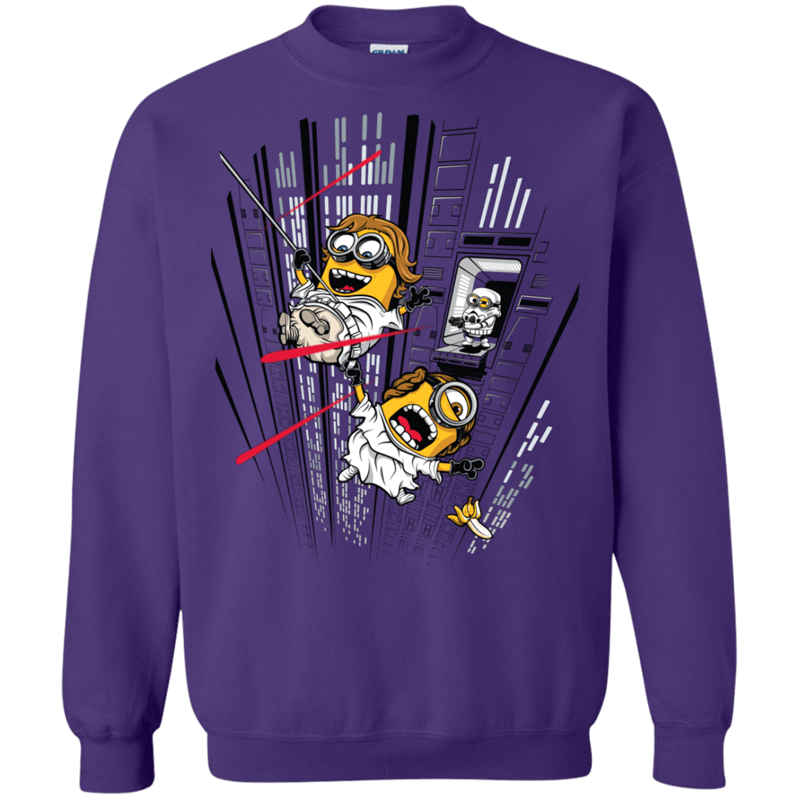 Sweatshirts Purple / Small Despicable Escape Crewneck Sweatshirt