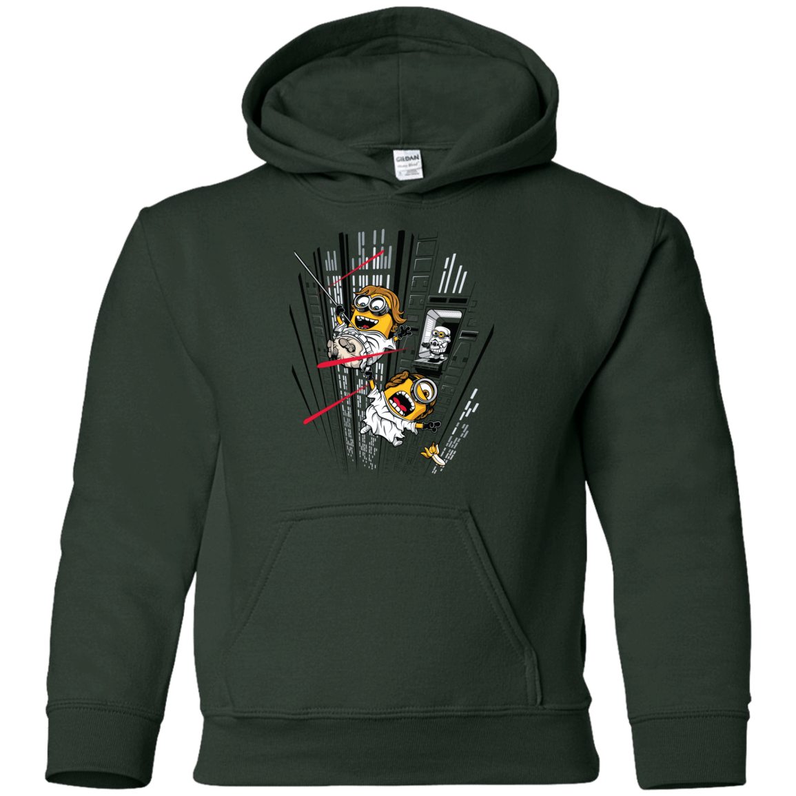 Sweatshirts Forest Green / YS Despicable Escape Youth Hoodie