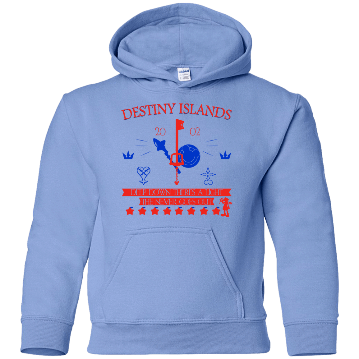 Sweatshirts Carolina Blue / YS Destiny Island Youth Hoodie