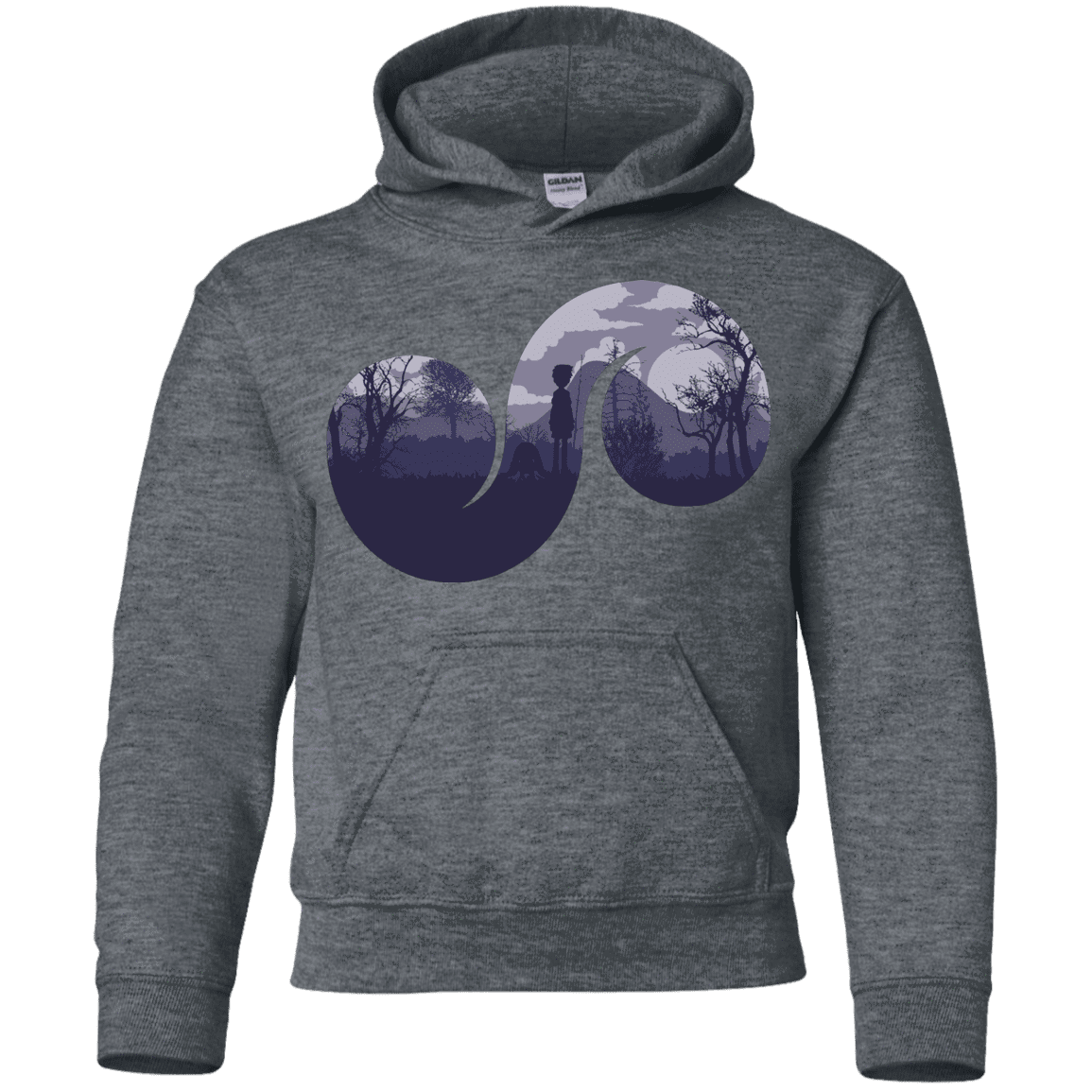 Sweatshirts Dark Heather / YS Destiny Youth Hoodie