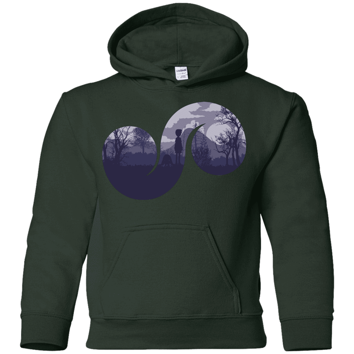 Sweatshirts Forest Green / YS Destiny Youth Hoodie