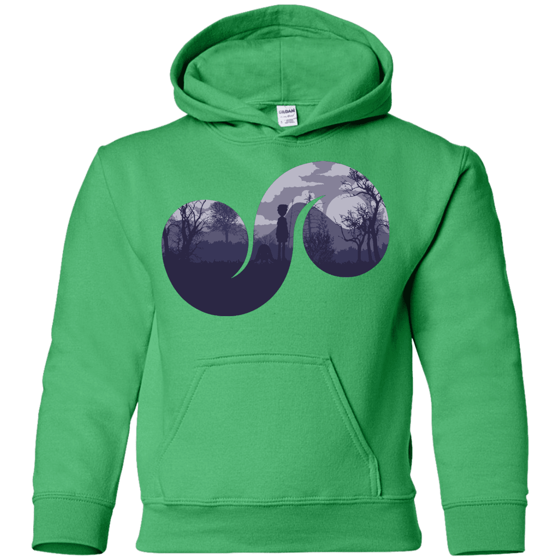 Sweatshirts Irish Green / YS Destiny Youth Hoodie