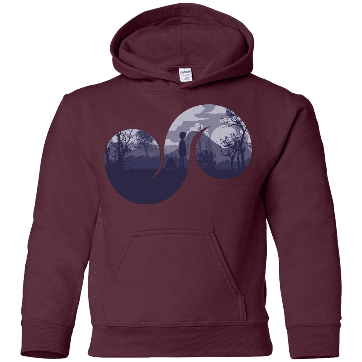 Sweatshirts Maroon / YS Destiny Youth Hoodie