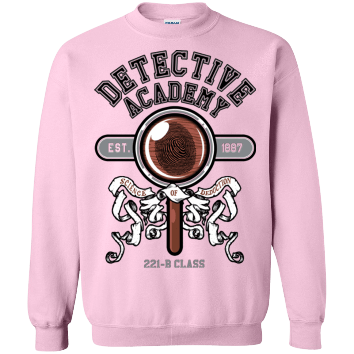 Sweatshirts Light Pink / Small Detective Academy Crewneck Sweatshirt