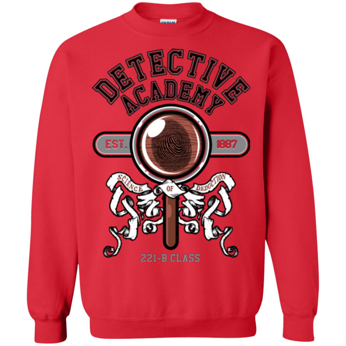 Sweatshirts Red / Small Detective Academy Crewneck Sweatshirt