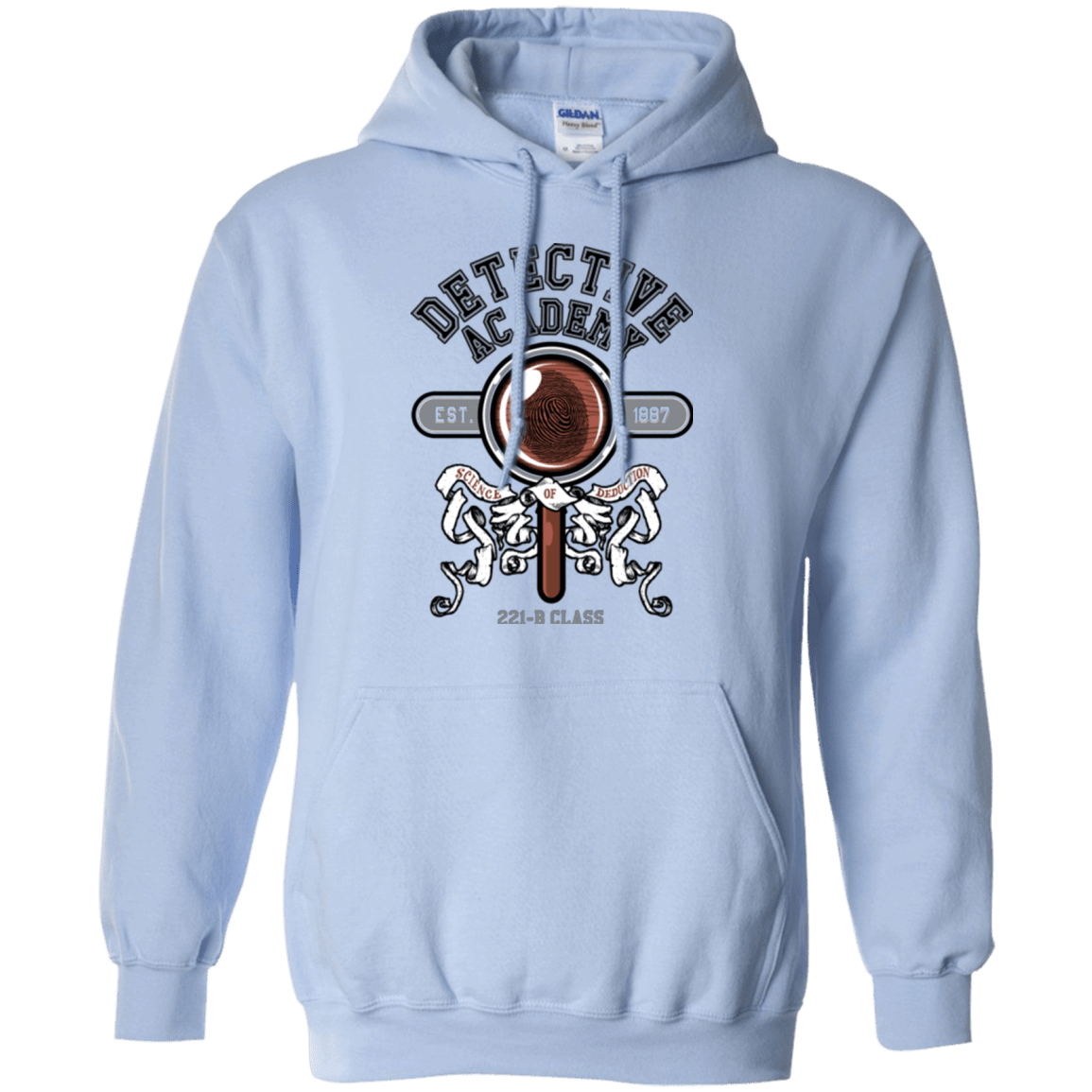 Sweatshirts Light Blue / Small Detective Academy Pullover Hoodie