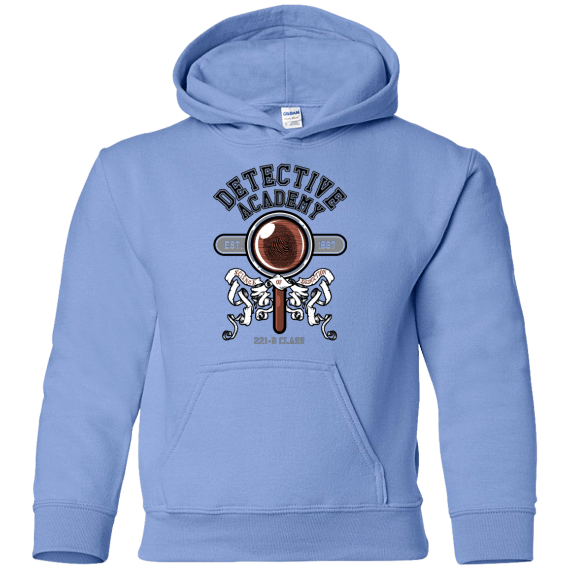 Sweatshirts Carolina Blue / YS Detective Academy Youth Hoodie