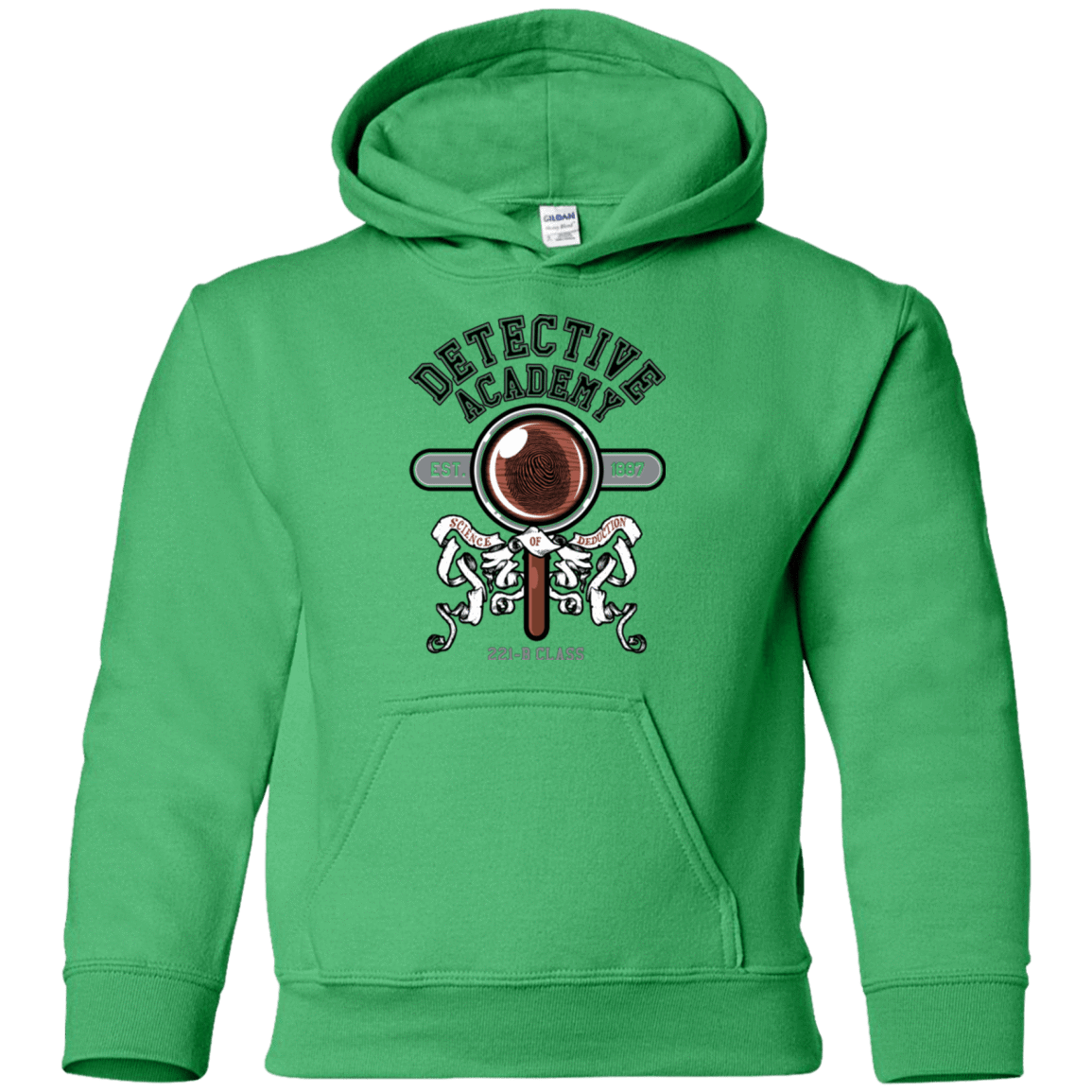Sweatshirts Irish Green / YS Detective Academy Youth Hoodie