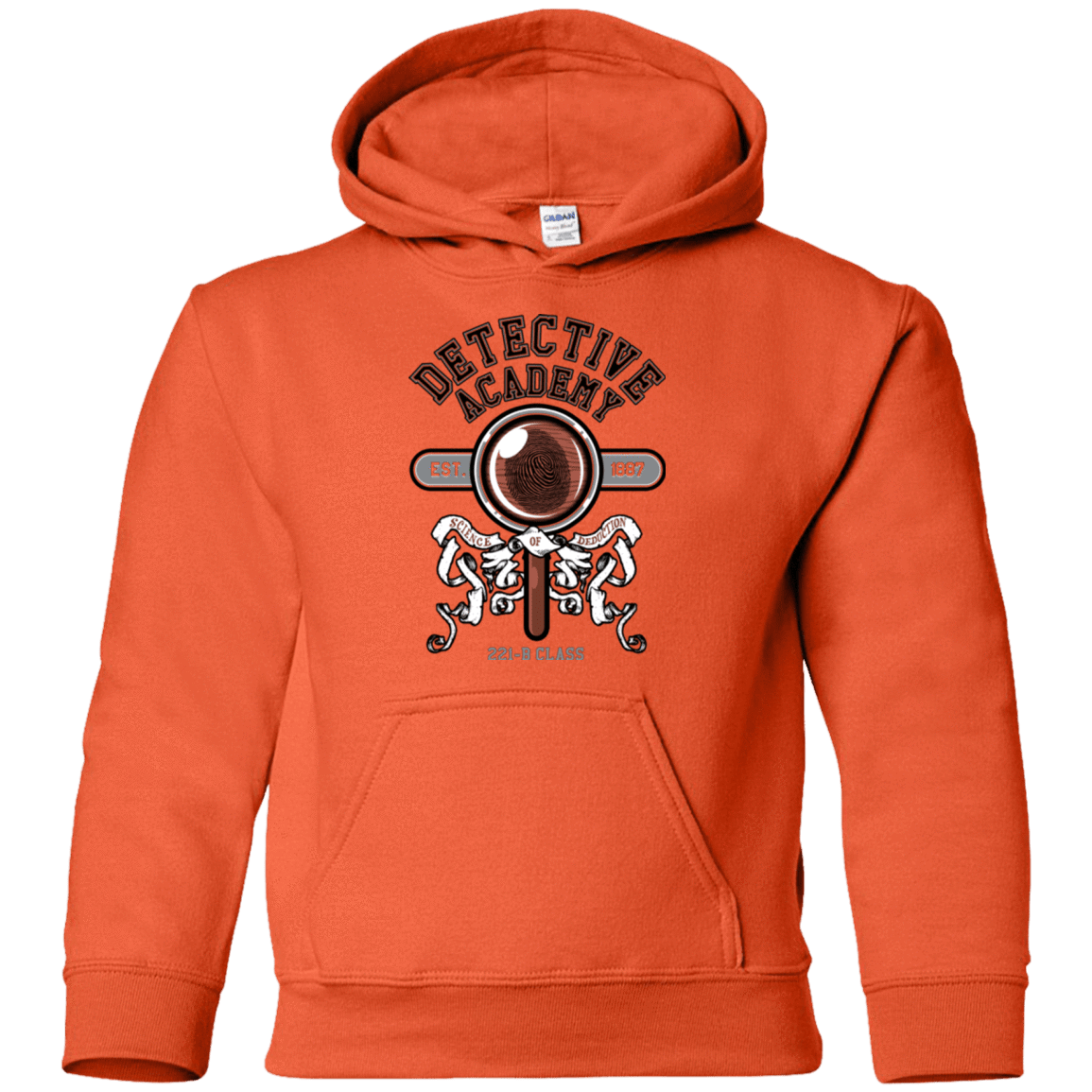 Sweatshirts Orange / YS Detective Academy Youth Hoodie