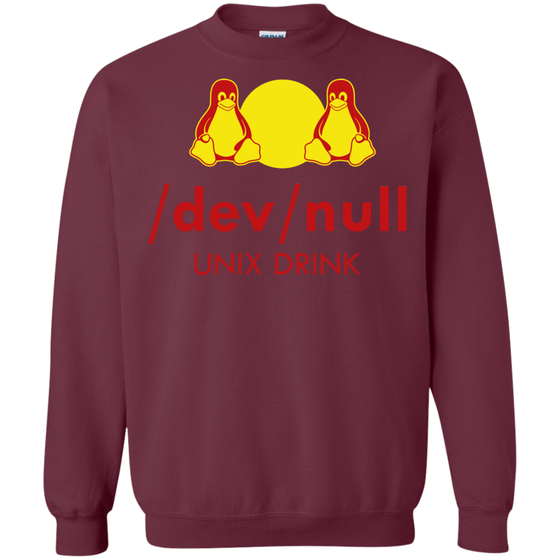 Sweatshirts Maroon / Small Dev null Crewneck Sweatshirt