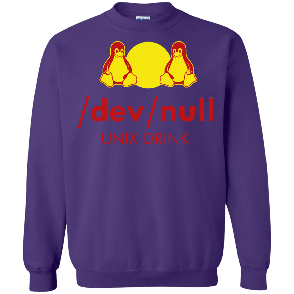 Sweatshirts Purple / Small Dev null Crewneck Sweatshirt