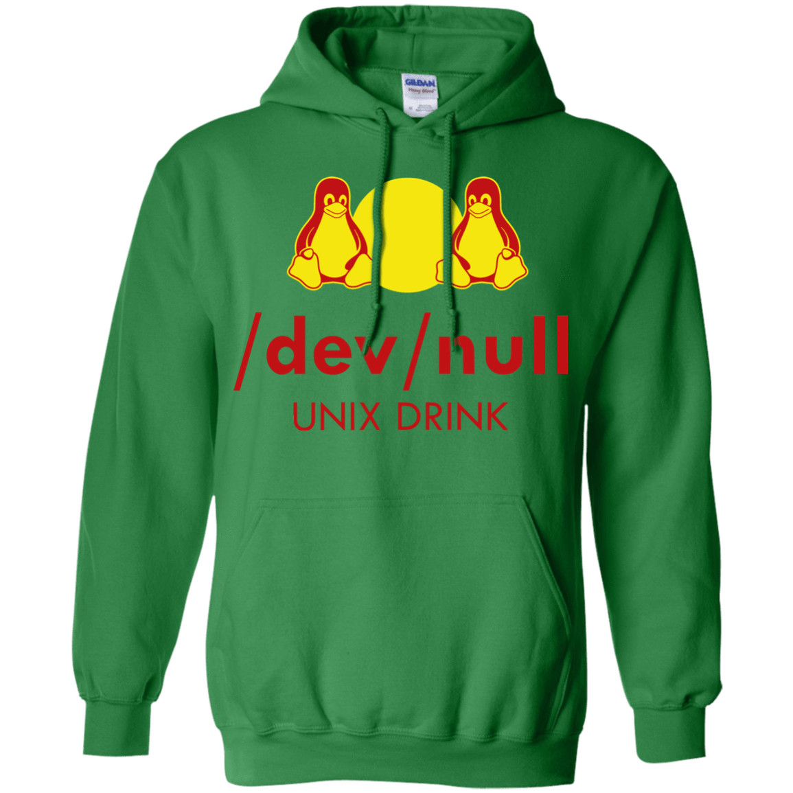 Sweatshirts Irish Green / Small Dev null Pullover Hoodie