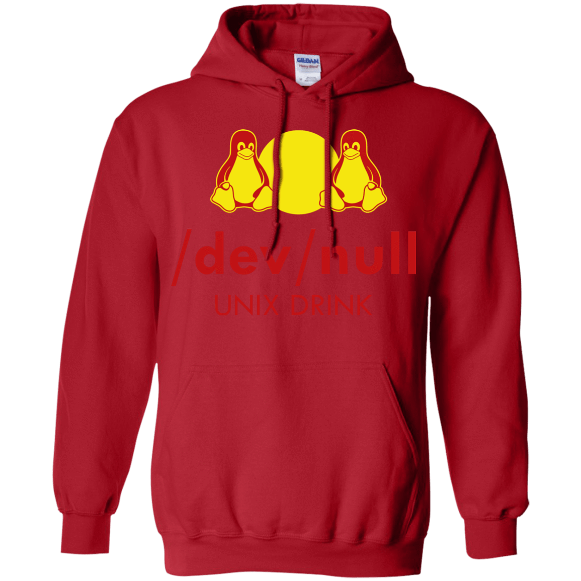 Sweatshirts Red / Small Dev null Pullover Hoodie