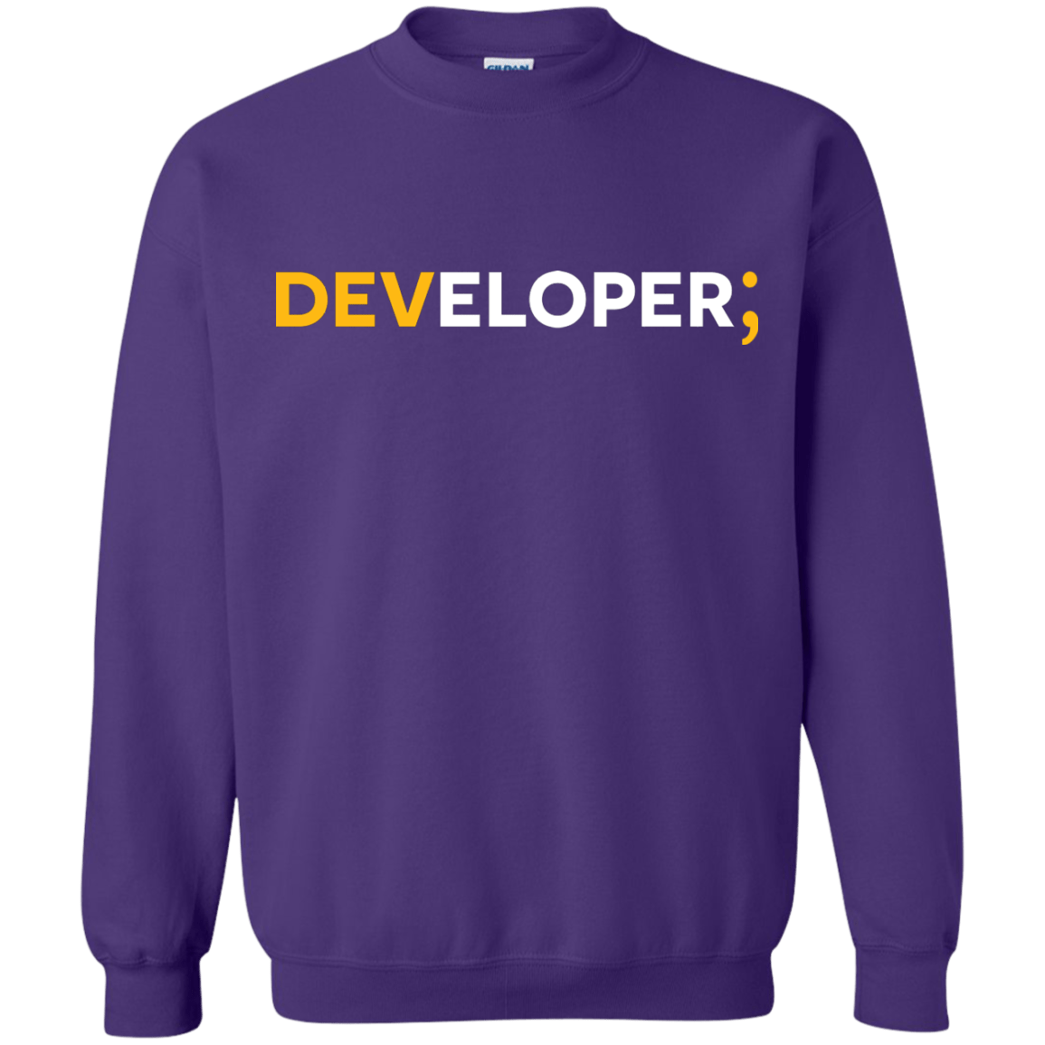 Sweatshirts Purple / Small Developer Crewneck Sweatshirt