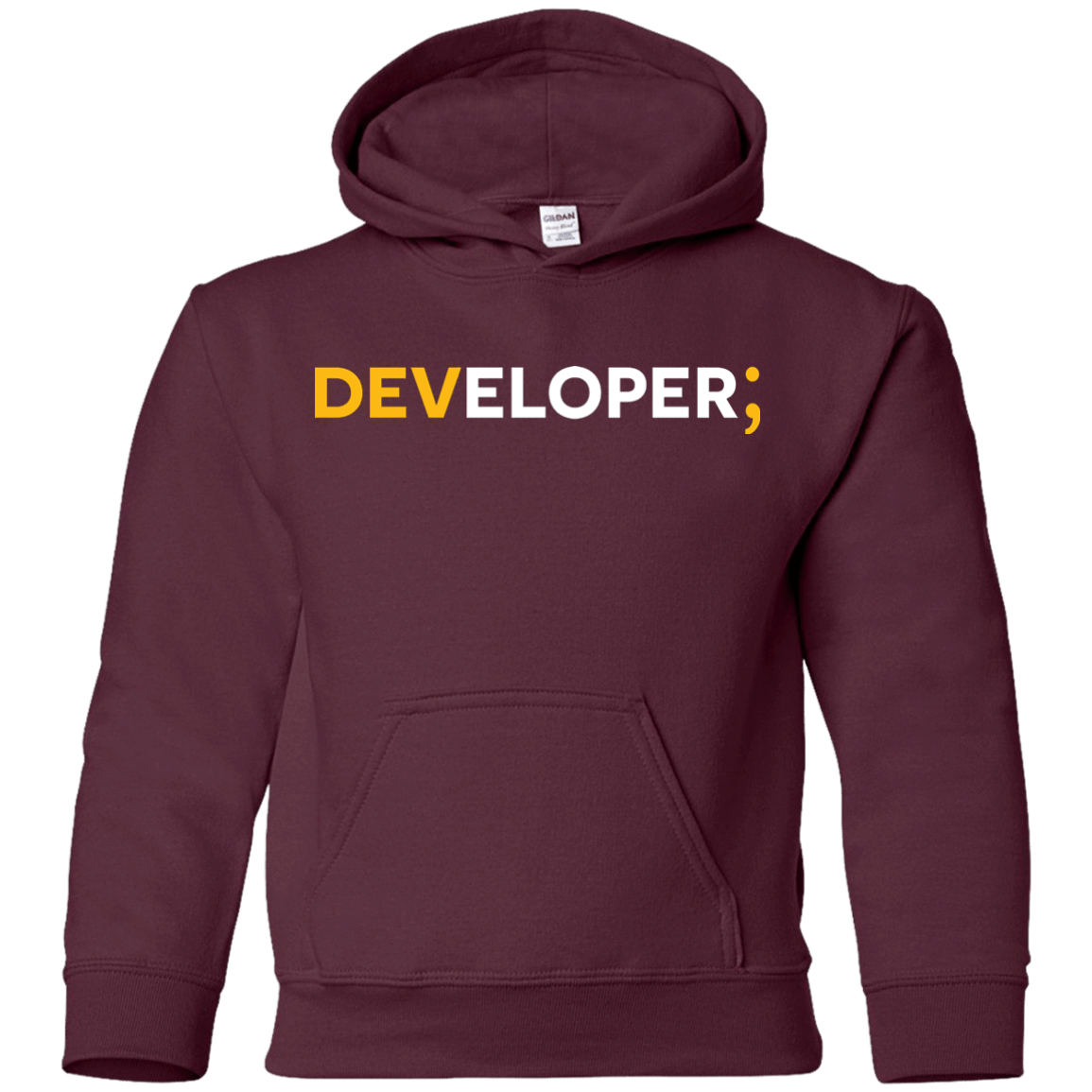 Sweatshirts Maroon / YS Developer Youth Hoodie