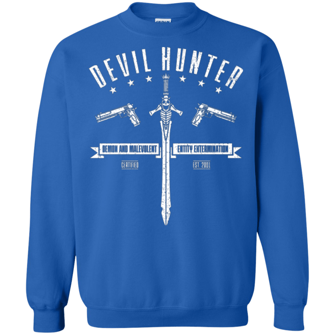 Sweatshirts Royal / Small Devil hunter Crewneck Sweatshirt