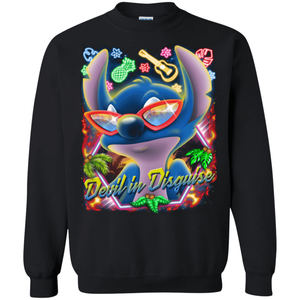 Sweatshirts Black / S Devil in Disguise Crewneck Sweatshirt