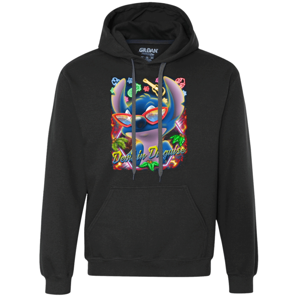 Sweatshirts Black / S Devil in Disguise Premium Fleece Hoodie