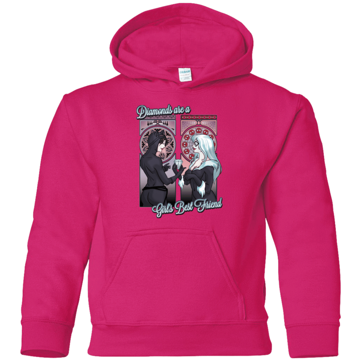 Sweatshirts Heliconia / YS Diamonds are a Girl's Best Friend Youth Hoodie