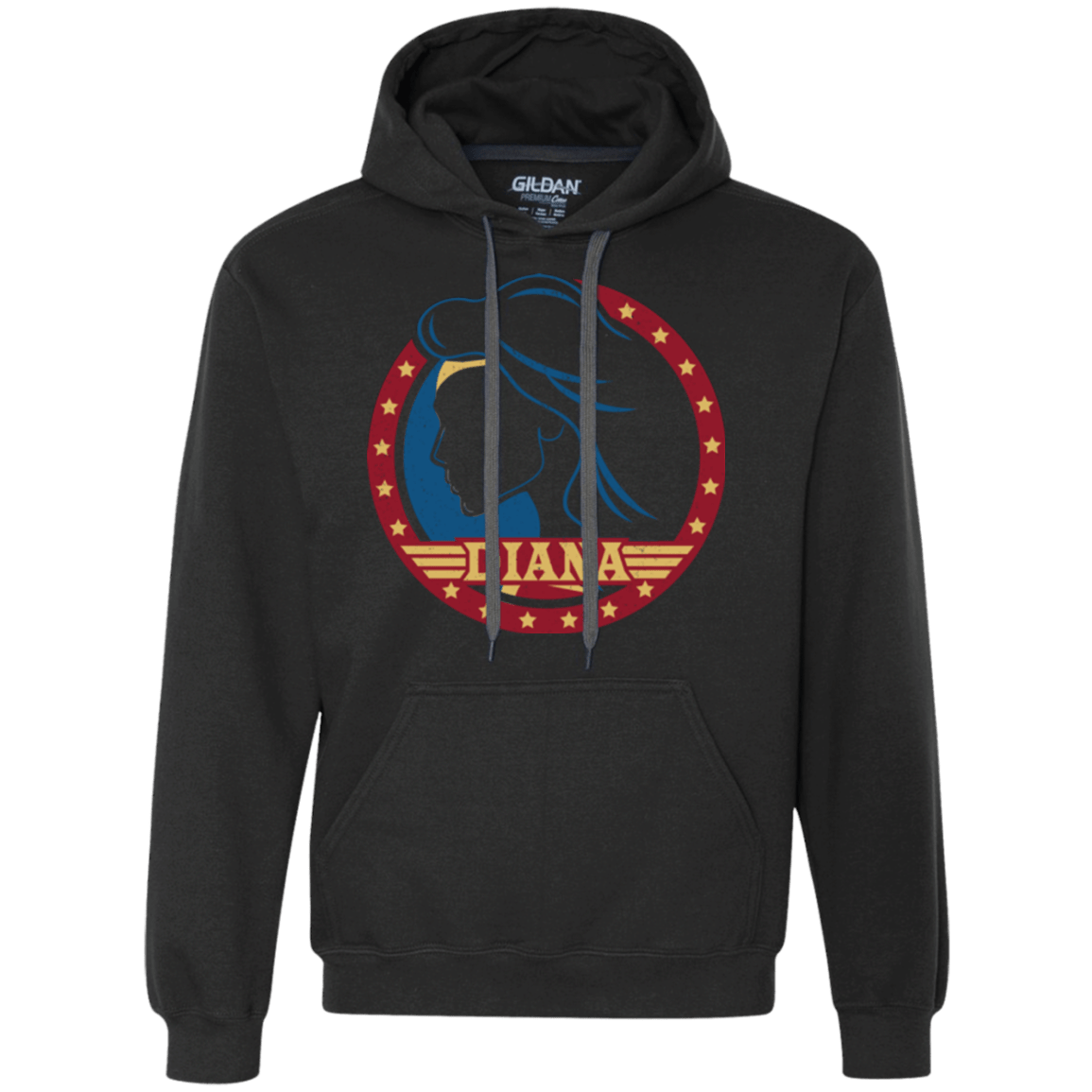 Sweatshirts Black / S Diana Premium Fleece Hoodie