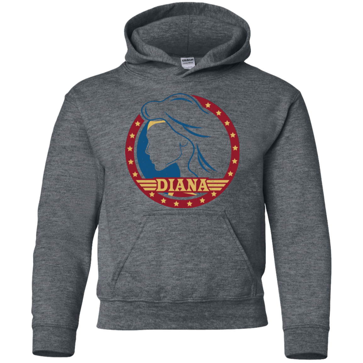 Sweatshirts Dark Heather / YS Diana Youth Hoodie