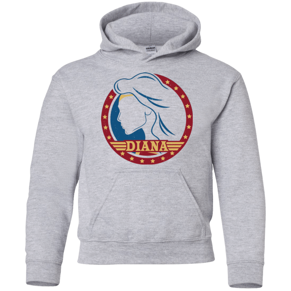 Sweatshirts Sport Grey / YS Diana Youth Hoodie