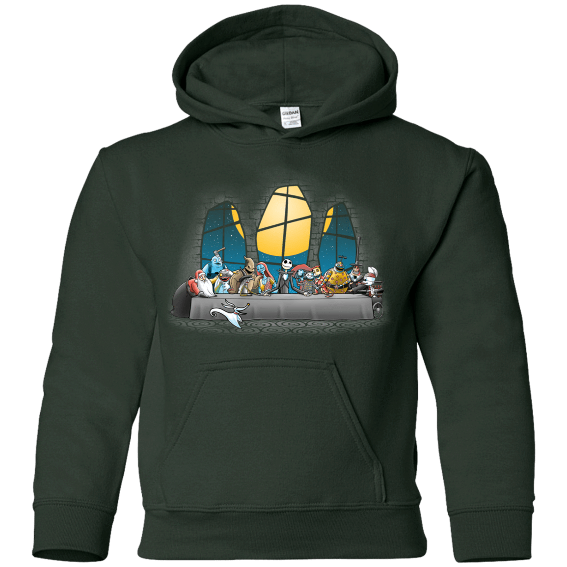 Sweatshirts Forest Green / YS Dinner Before Christmas Youth Hoodie