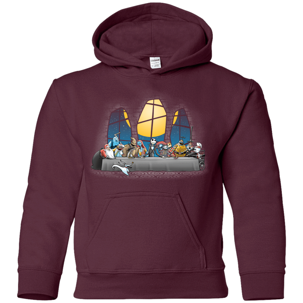 Sweatshirts Maroon / YS Dinner Before Christmas Youth Hoodie