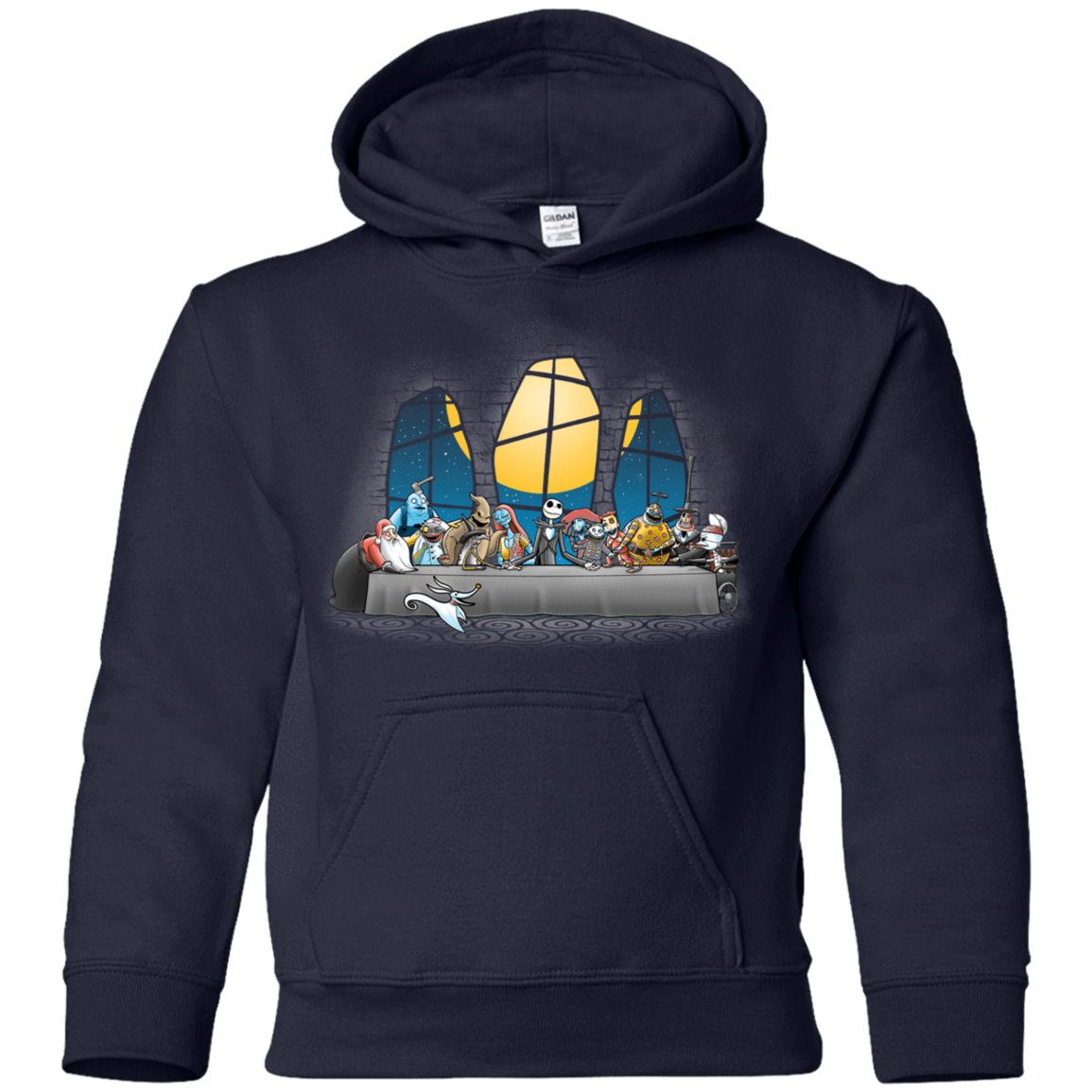 Sweatshirts Navy / YS Dinner Before Christmas Youth Hoodie