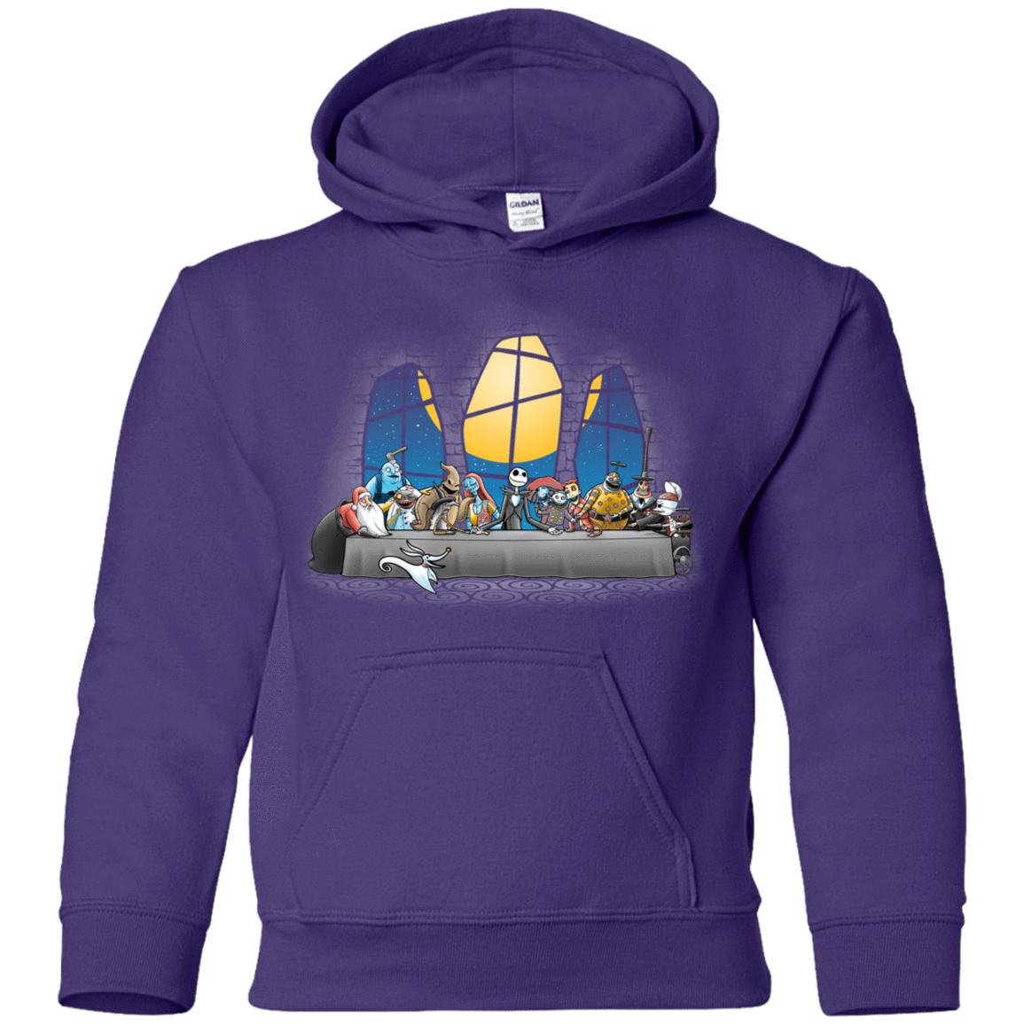 Sweatshirts Purple / YS Dinner Before Christmas Youth Hoodie