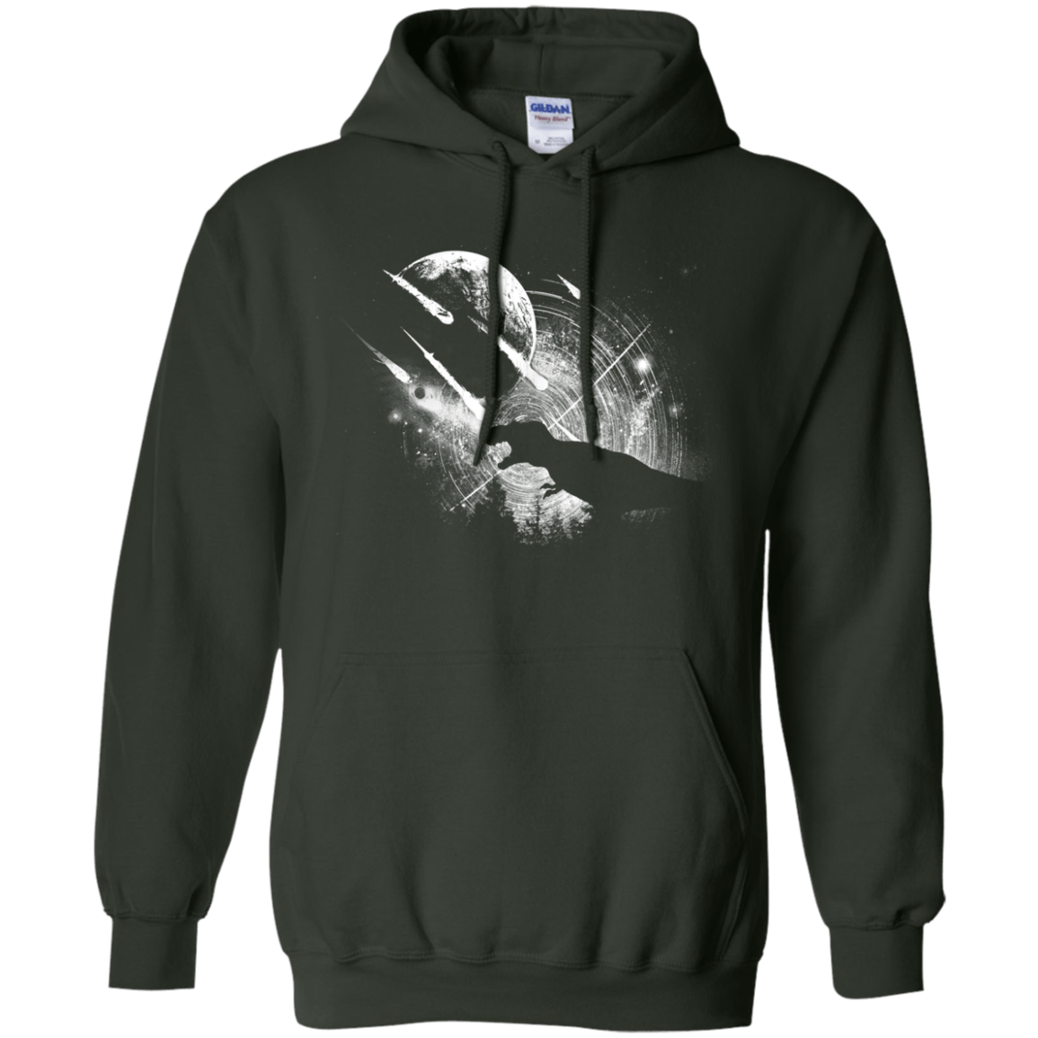 Sweatshirts Forest Green / Small Dino death Pullover Hoodie