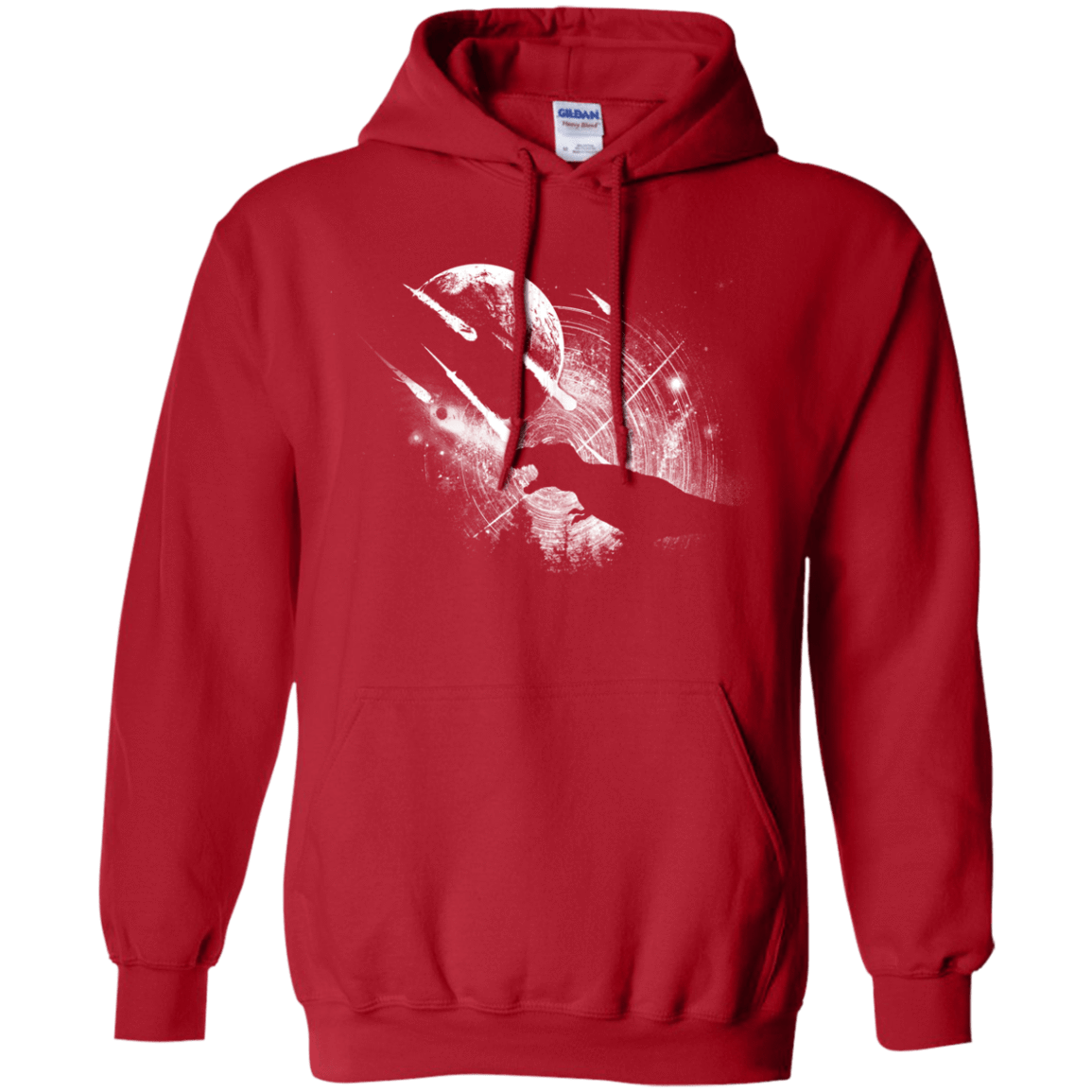 Sweatshirts Red / Small Dino death Pullover Hoodie