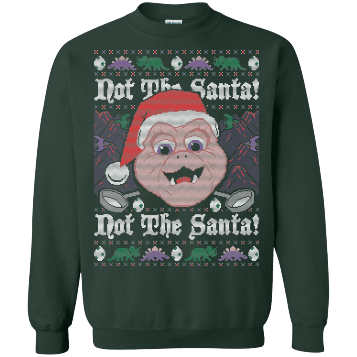 Sweatshirts Forest Green / Small Dinosaurs Crewneck Sweatshirt