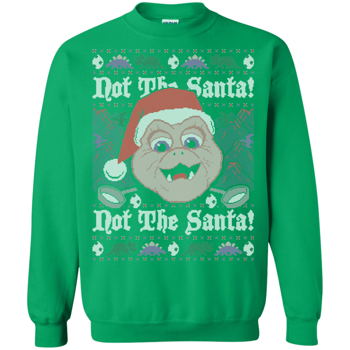 Sweatshirts Irish Green / Small Dinosaurs Crewneck Sweatshirt