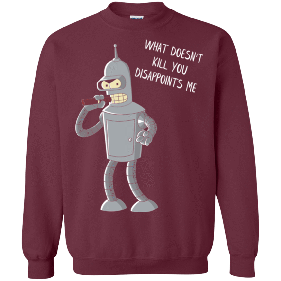 Sweatshirts Maroon / S Disappointed Crewneck Sweatshirt